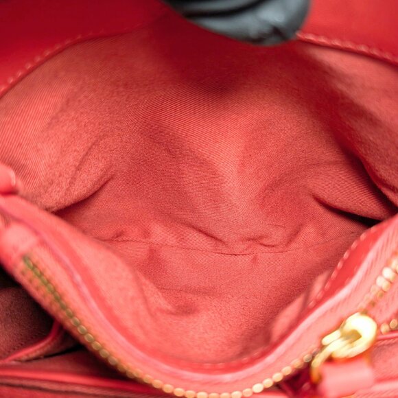 Ellen Tracy Barbie Pink Leather Turn Lock Flap Cover Shoulder Bag - Picture 10 of 12